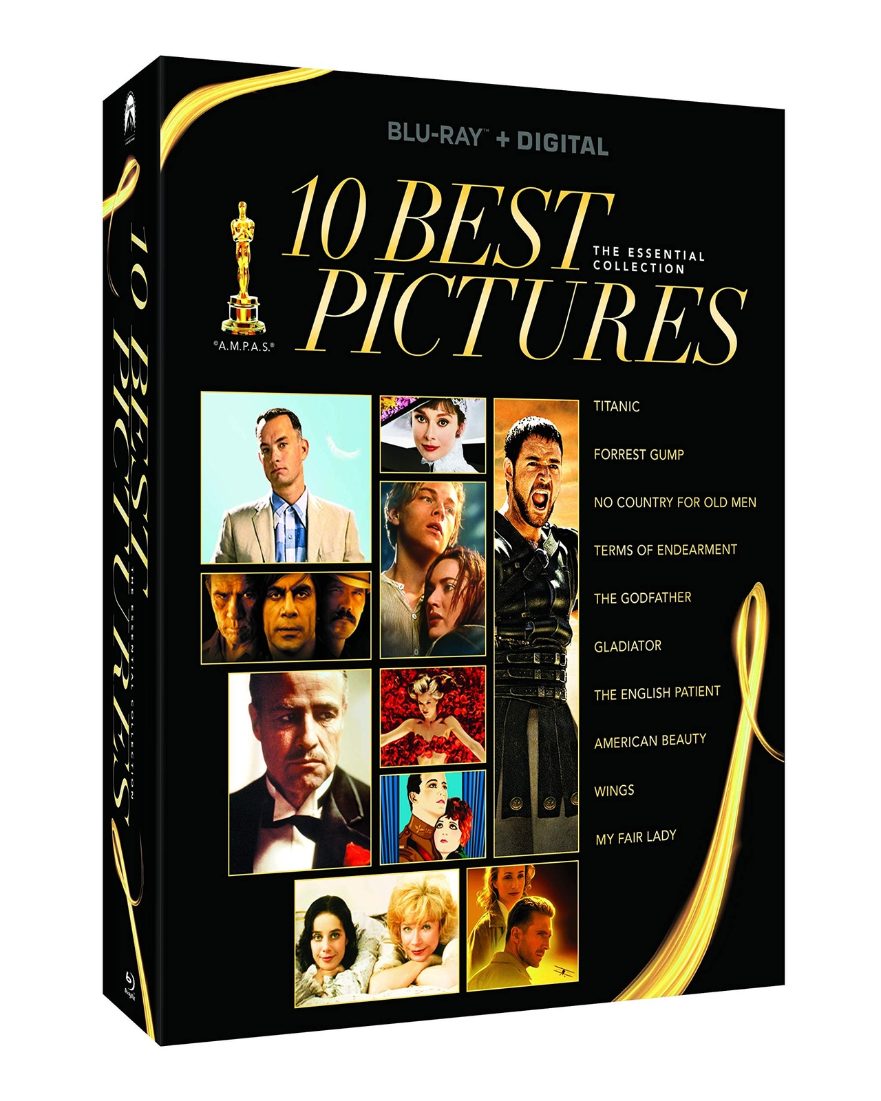 Best Picture Essentials 10 Movie Collection (Blu-ray + Digital) (Blu-ray)