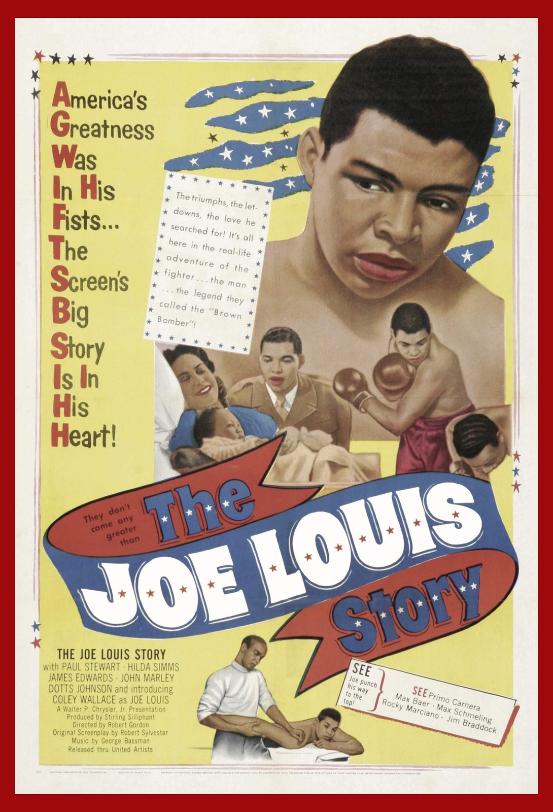 Joe Louis Story, The (DVD) Coley Wallace Paul Stewart Hilda Simms James Edwards