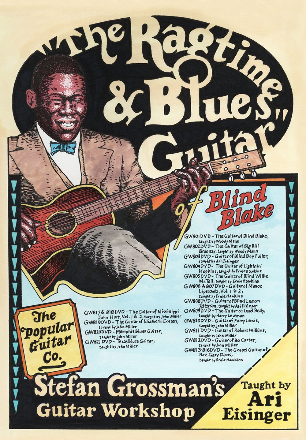 Ari Eisinger: The Ragtime And Blues Guitar Of Blind Blake (DVD)