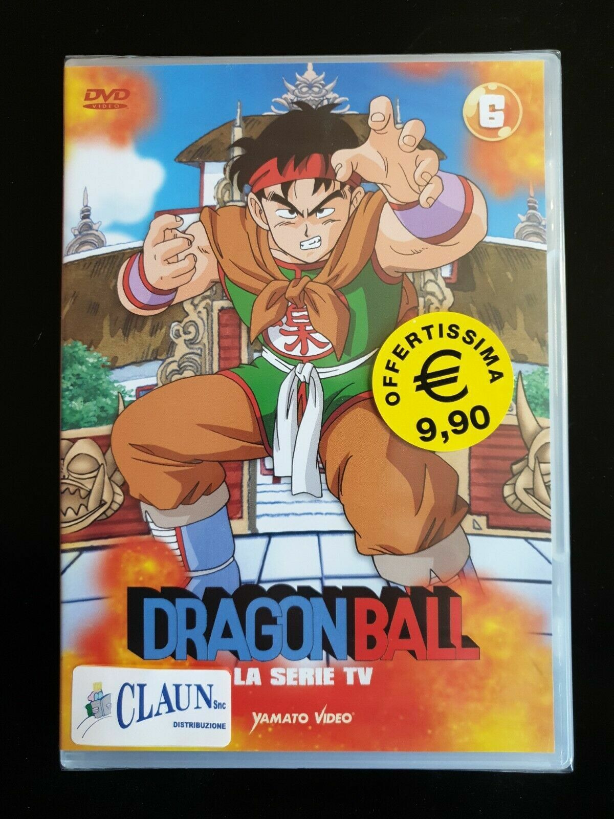 DRAGON BALL LA SERIE TV  VOL. 6   YAMATO VIDEO DVD NUOVO