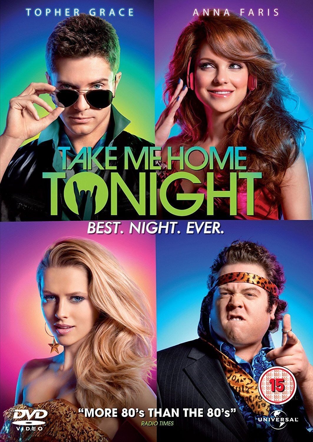 Take Me Home Tonight (DVD) Topher Grace Anna Faris Dan Fogler Teresa Palmer