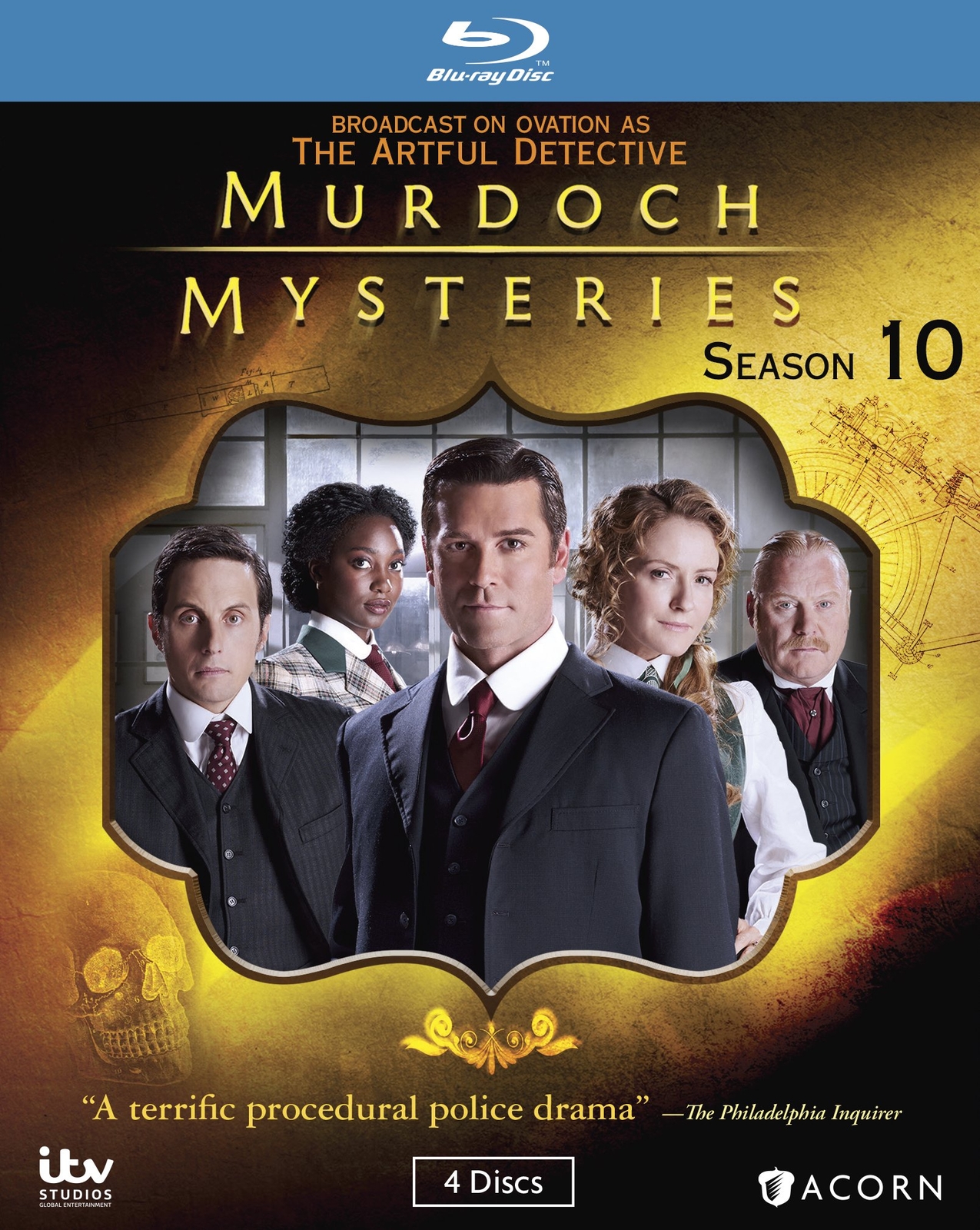 Murdoch Mysteries: Season 10 (Blu-ray) Yannick Bisson Hélène Joy Jonny Harris