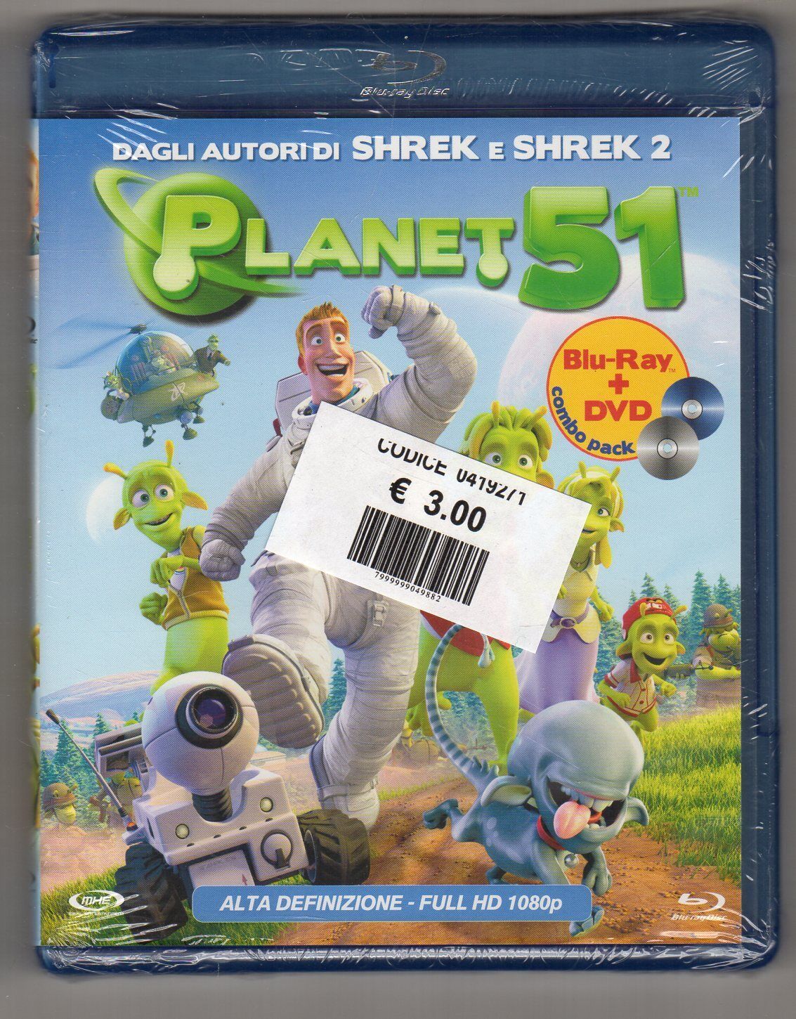Blu-ray + dvd PLANET 51