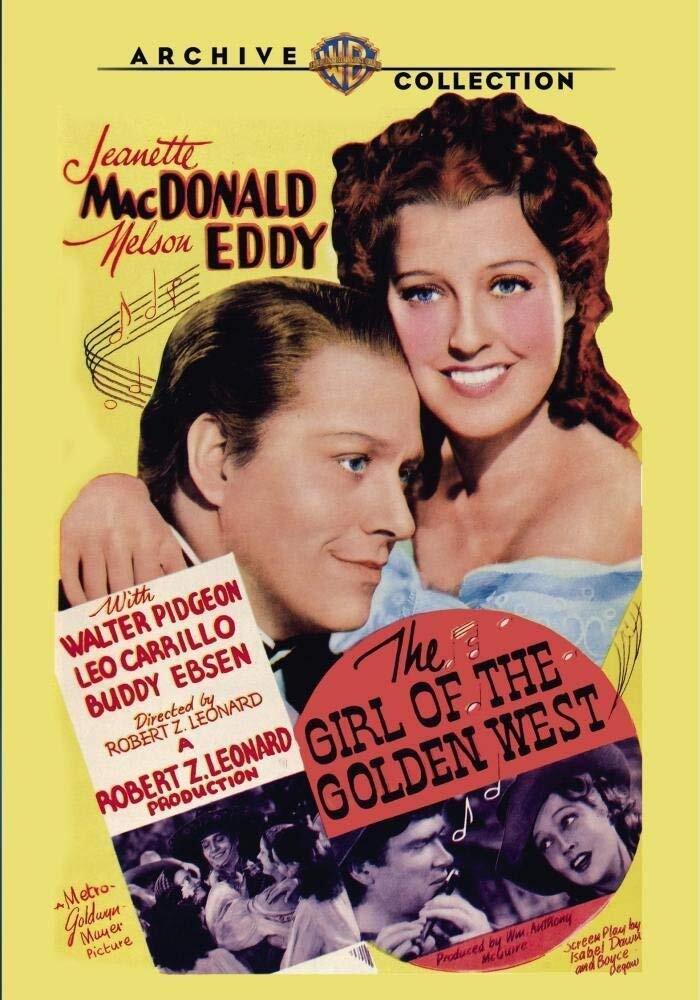 The Girl Of The Golden West (DVD) Buddy Ebsen Jeanette Macdonald Leo Carrillo