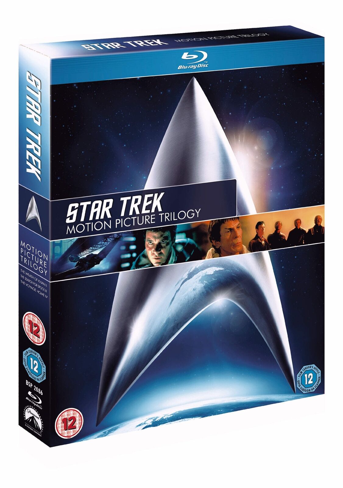 Star Trek: Motion Picture Trilogy (Blu-ray) William Shatner Leonard Nimoy