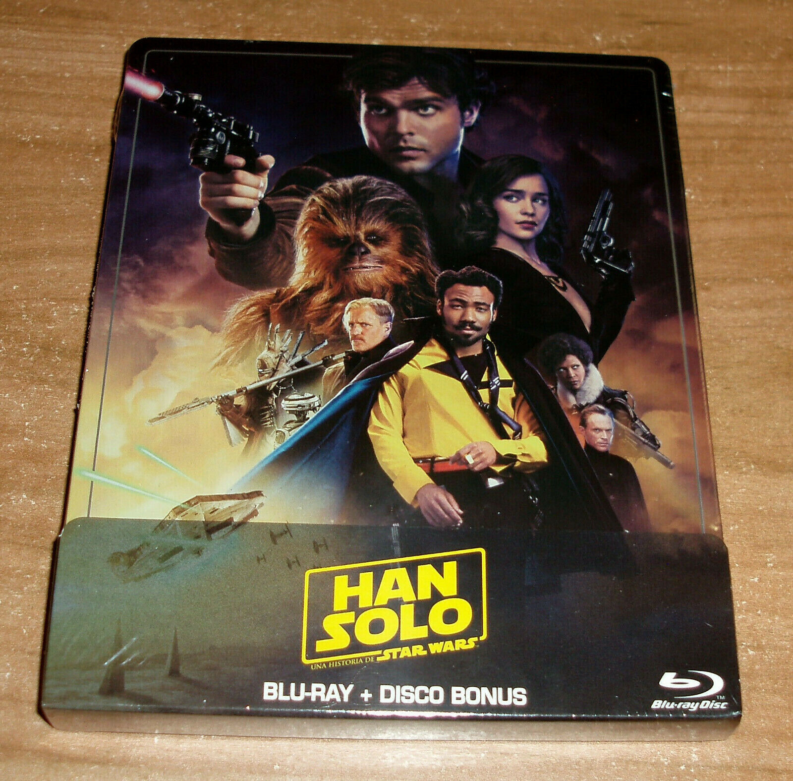 Han Solo Una Storia De Star Wars 2 Blu-Ray Nuovo Steelbook (Senza Aprire) a-B-C
