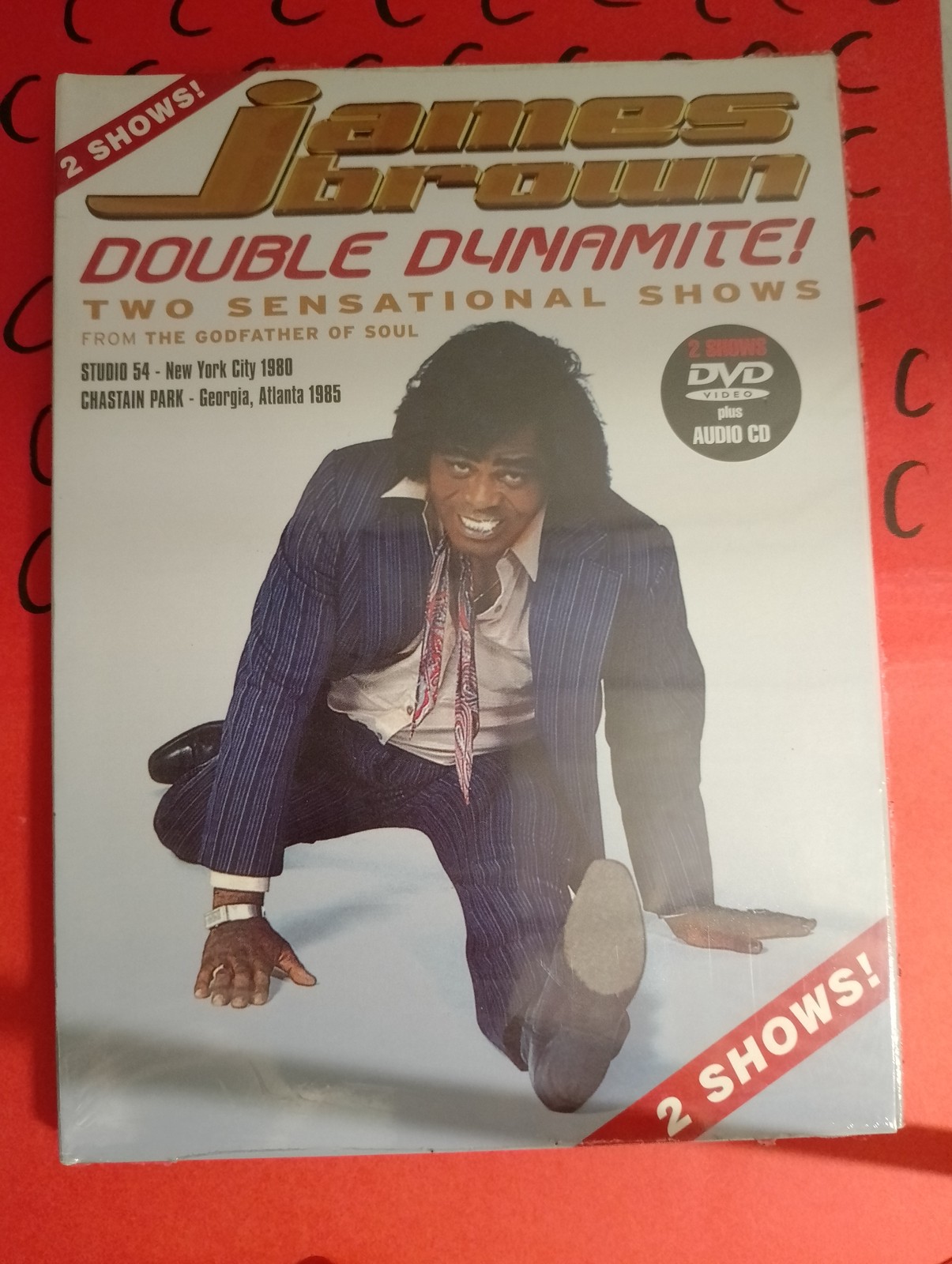 Double Dynamite - James Brown Dvd + Cd Nuovo