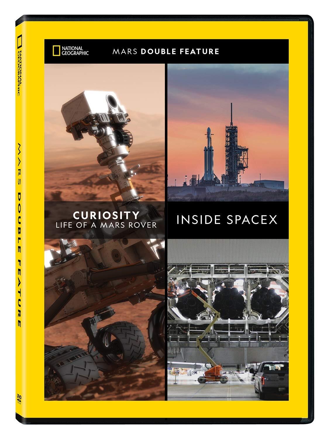 Mars Double Feature: Inside SpaceX and Curiosity Life of a Mars Rover (DVD)