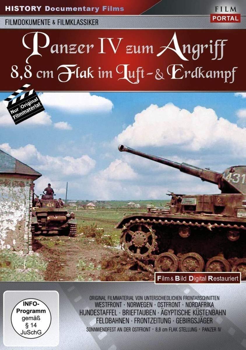 Panzer IV zum Angriff - 8,8 cm Flak im Luft-& Erdkampf (DVD) 2. Weltkrieg