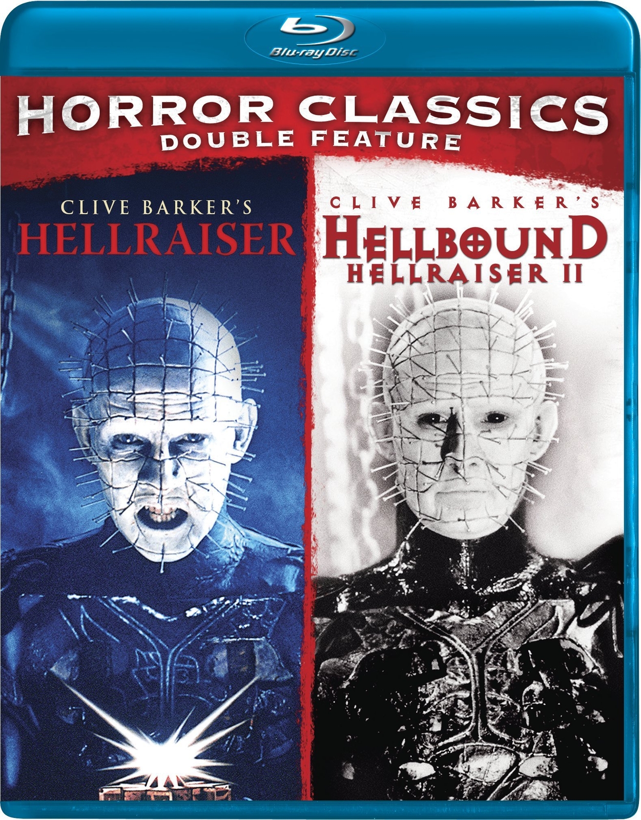 Horror Double Feature (Hellraiser / Hellbound: Hellraiser 2) (Blu-ray)