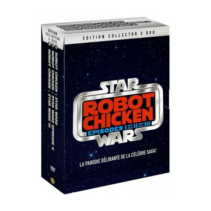Robot Chicken Star Wars Episodi I E II E III Cofanetto DVD Nuova