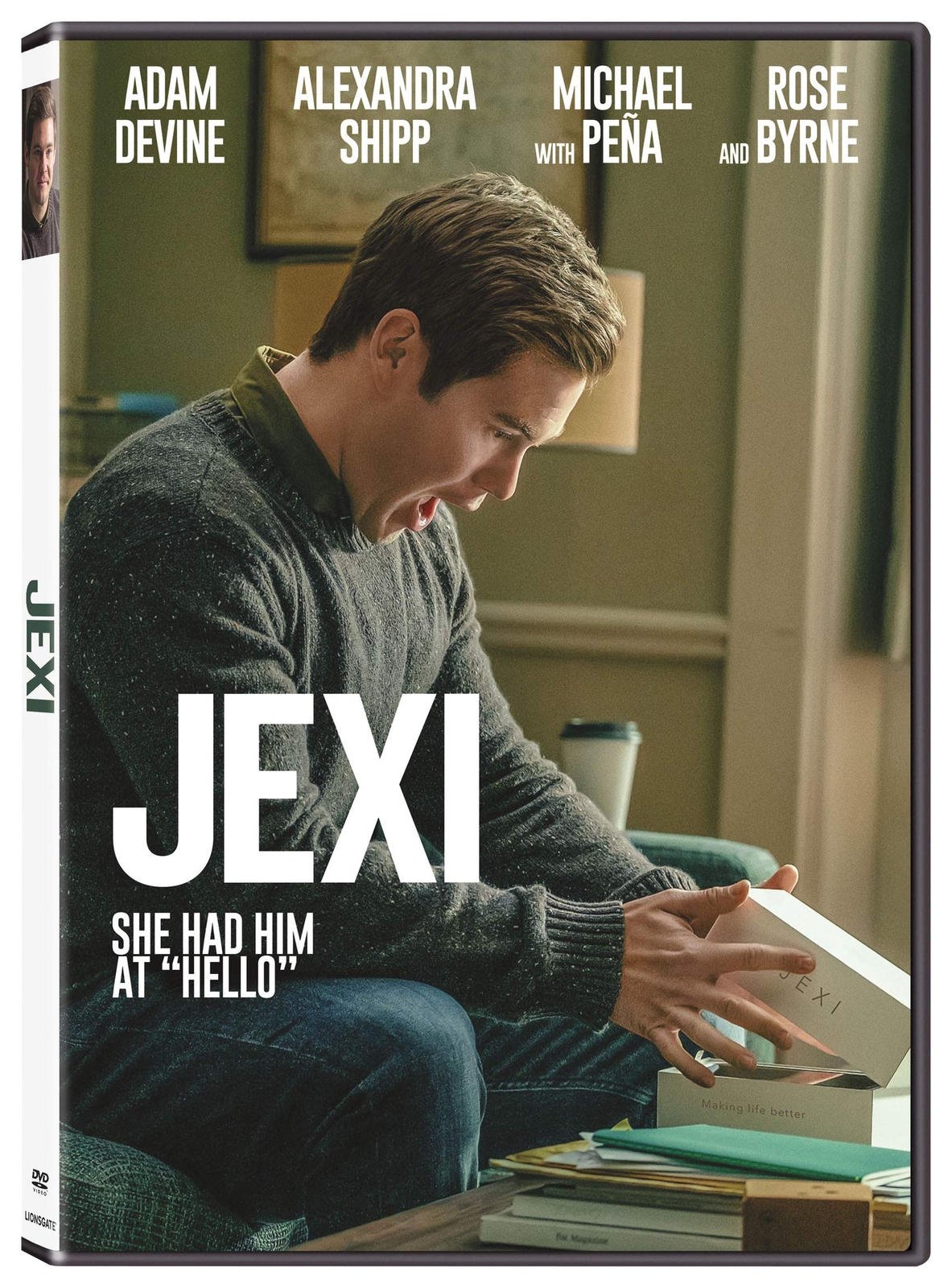 Jexi (DVD) Adam DeVine Alexandra Shipp Wanda Sykes Michael Pena Justin Hartley