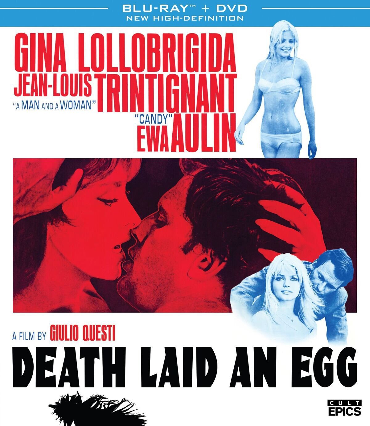 Death Laid An Egg (Blu-ray + DVD Combo) (Blu-ray) Jean-Louis Trintignant