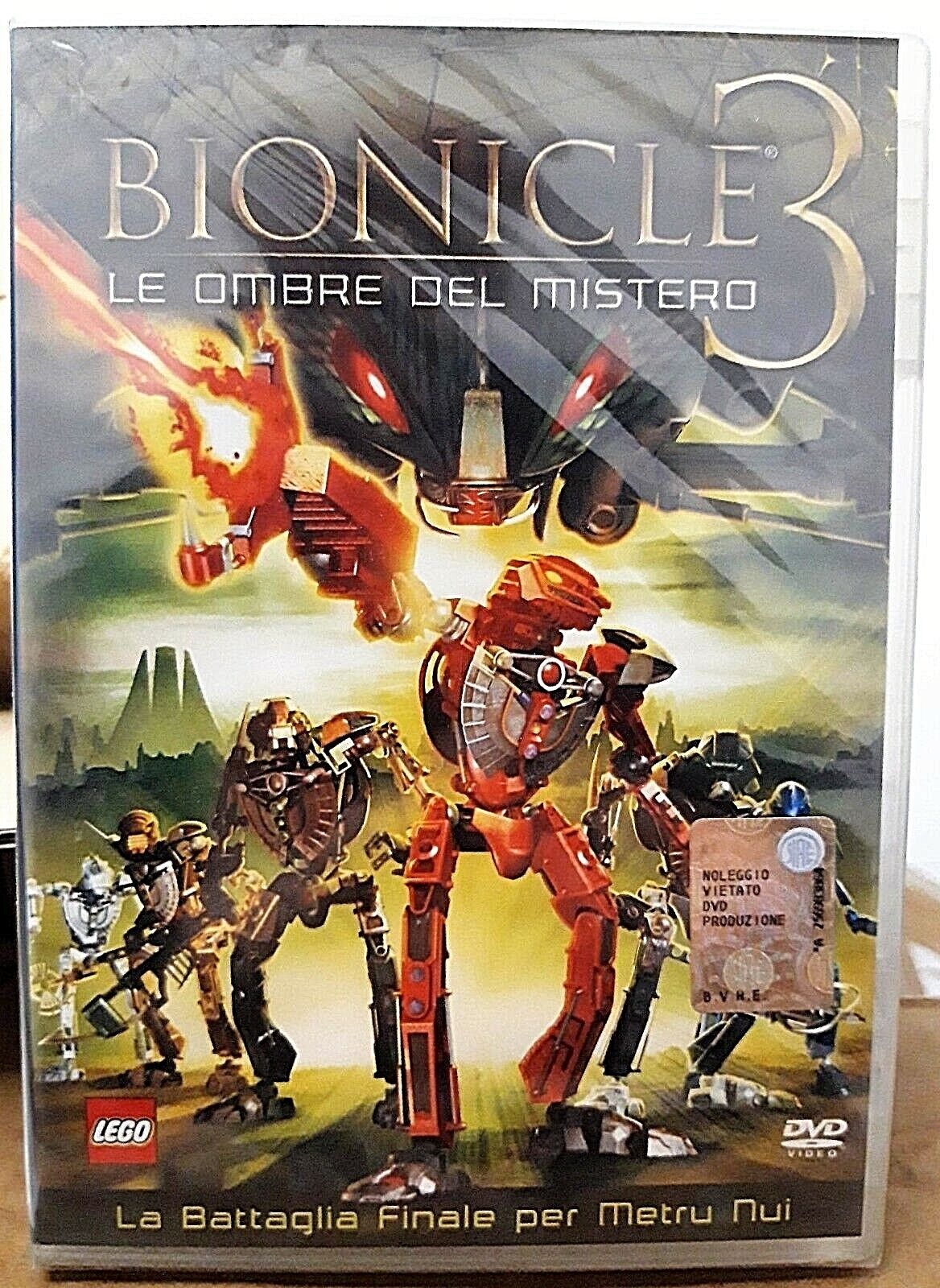 BIONICLE 3 - LE OMBRE DEL MISTERO (2005) DVD NUOVO