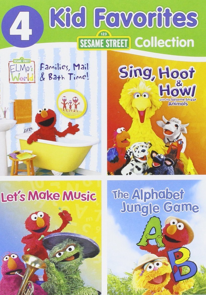 Sesame Street 4 Kid Favorites Collection (Families, Mail & Bath Time! / Si (DVD)