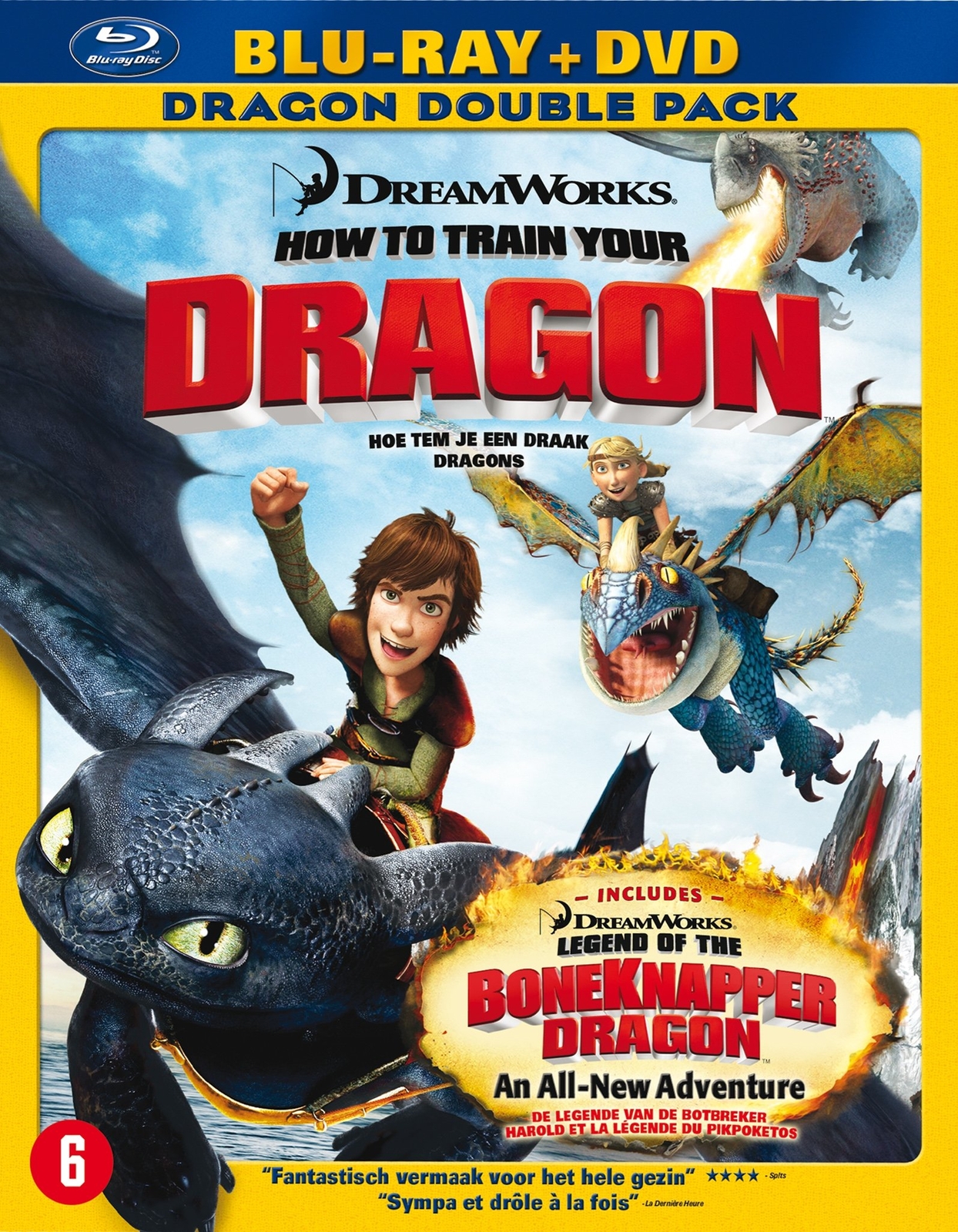 Hoe tem je een draak (Blu-ray)