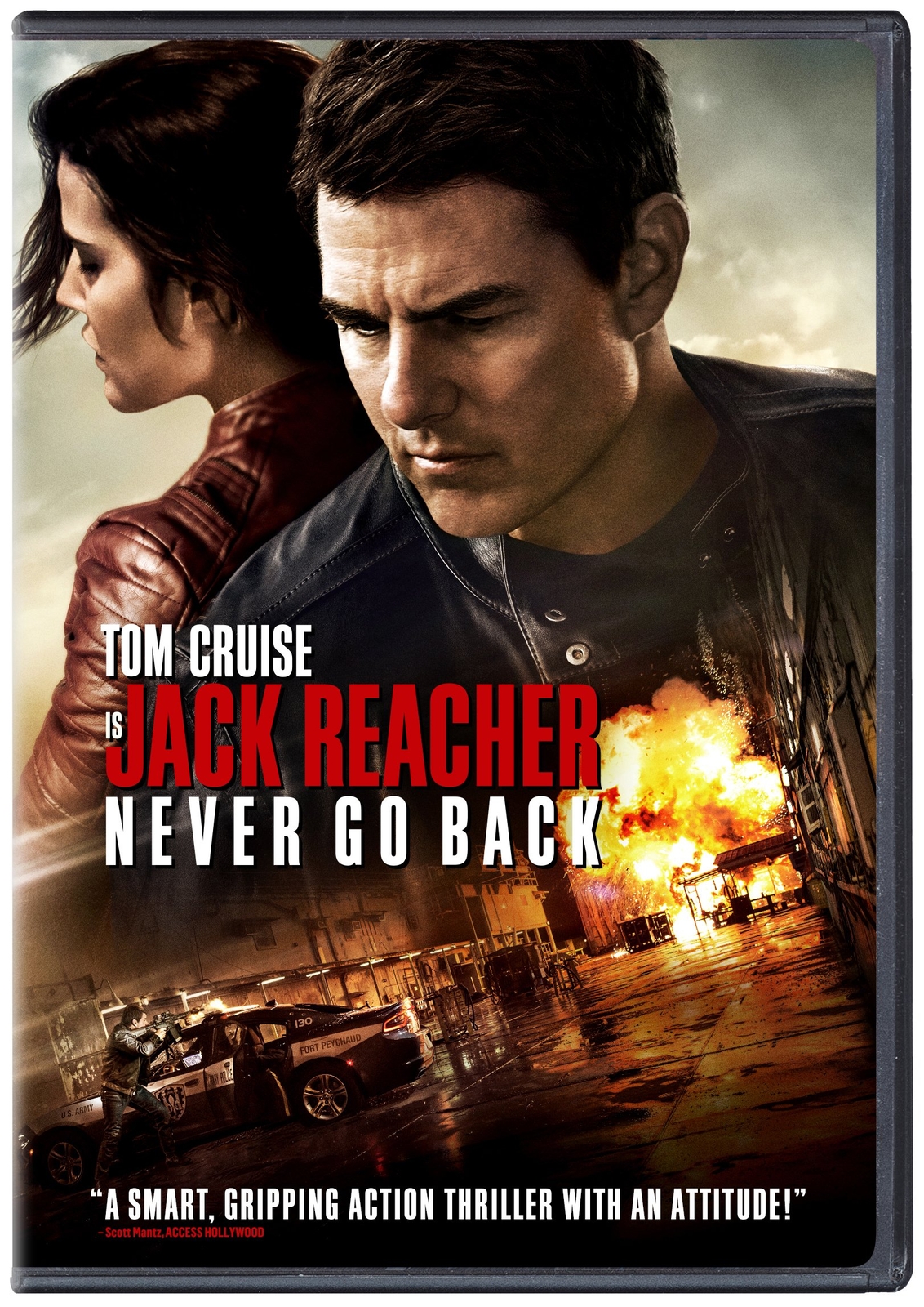 Jack Reacher: Never Go Back (DVD) Tom Cruise Cobie Smulders