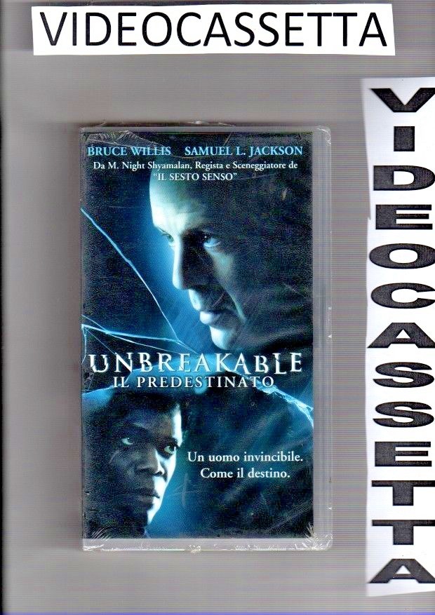 UNBREAKABLE - IL PREDESTINATO - VIDEOCASSETTA