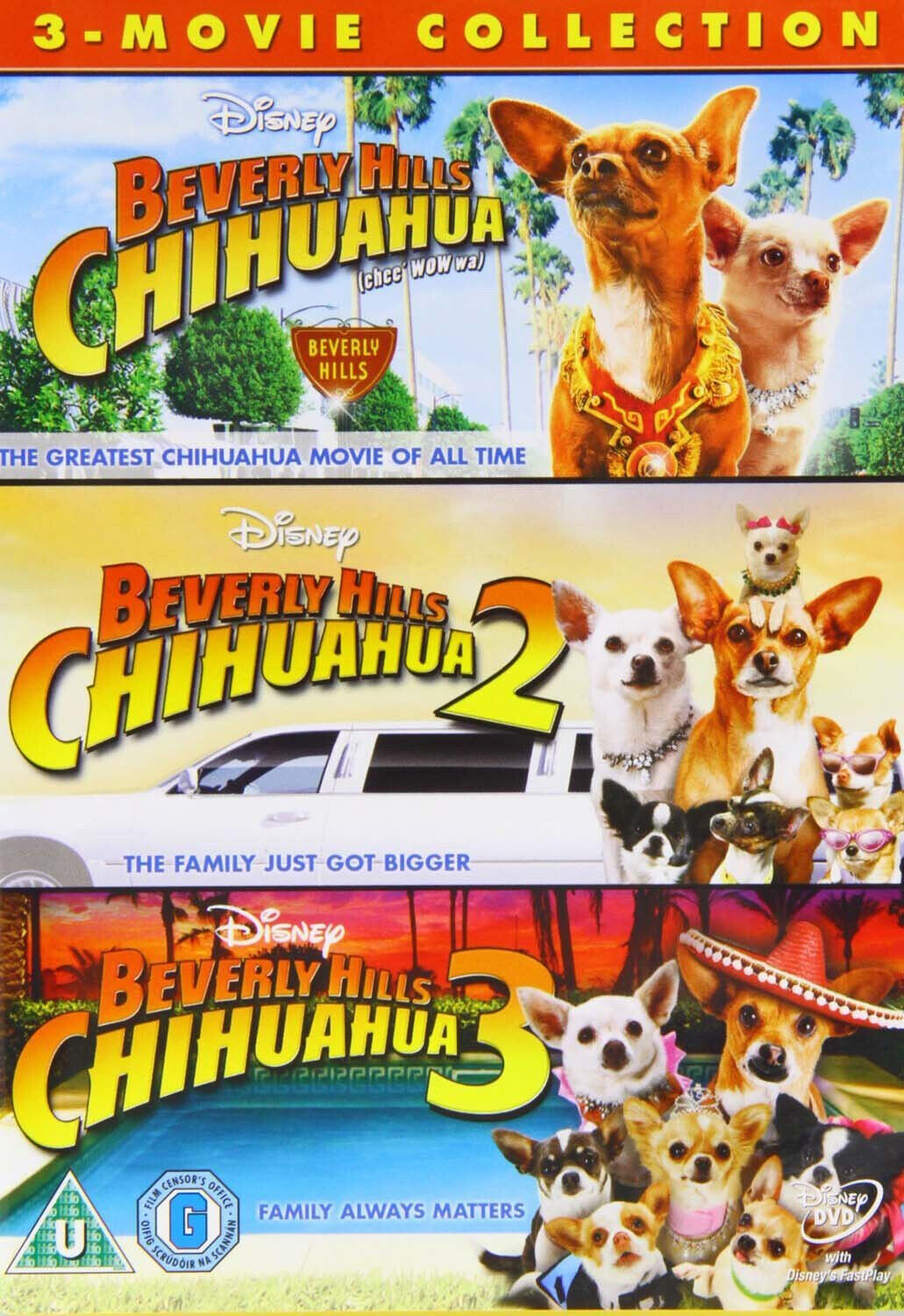 Beverly Hills Chihuahua: 3-movie Collection (DVD) Jamie Lee Curtis Piper Perabo