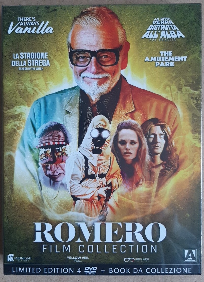 Romero Film Collection DVD 4 Dischi Limited Edition Midnight Factory Horror Koch
