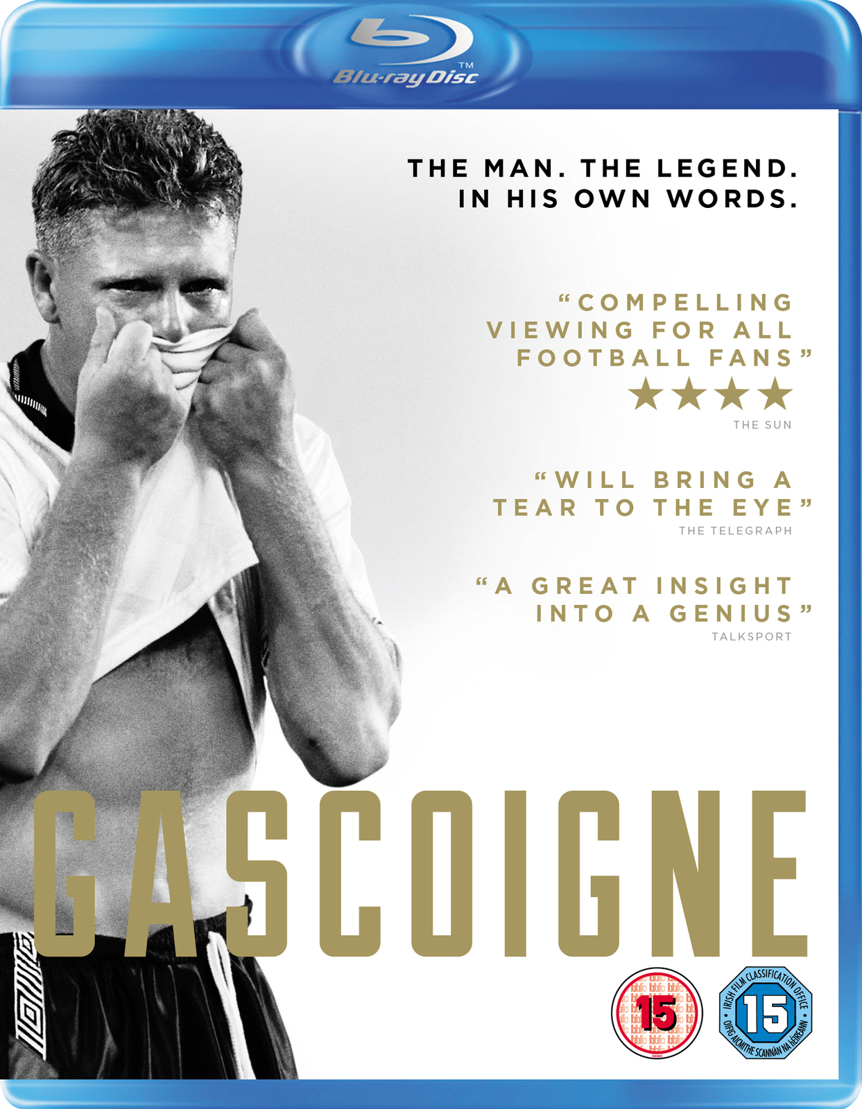 Gascoigne (Blu-ray) Paul Gascoigne Gary Lineker Wayne Rooney