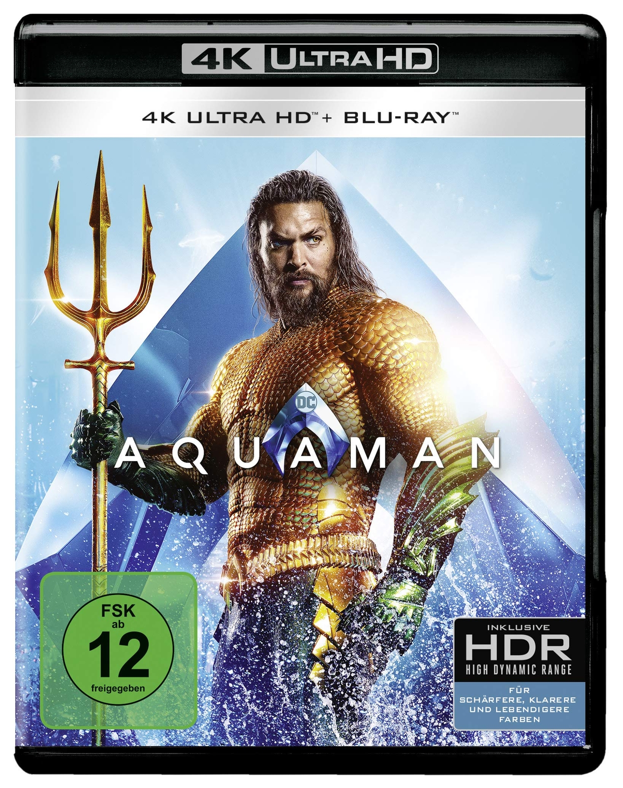 Aquaman (4K Ultra-HD) (+ Blu-ray 2D) (4K UHD Blu-ray) Lin Ludi Lundgren Dolph