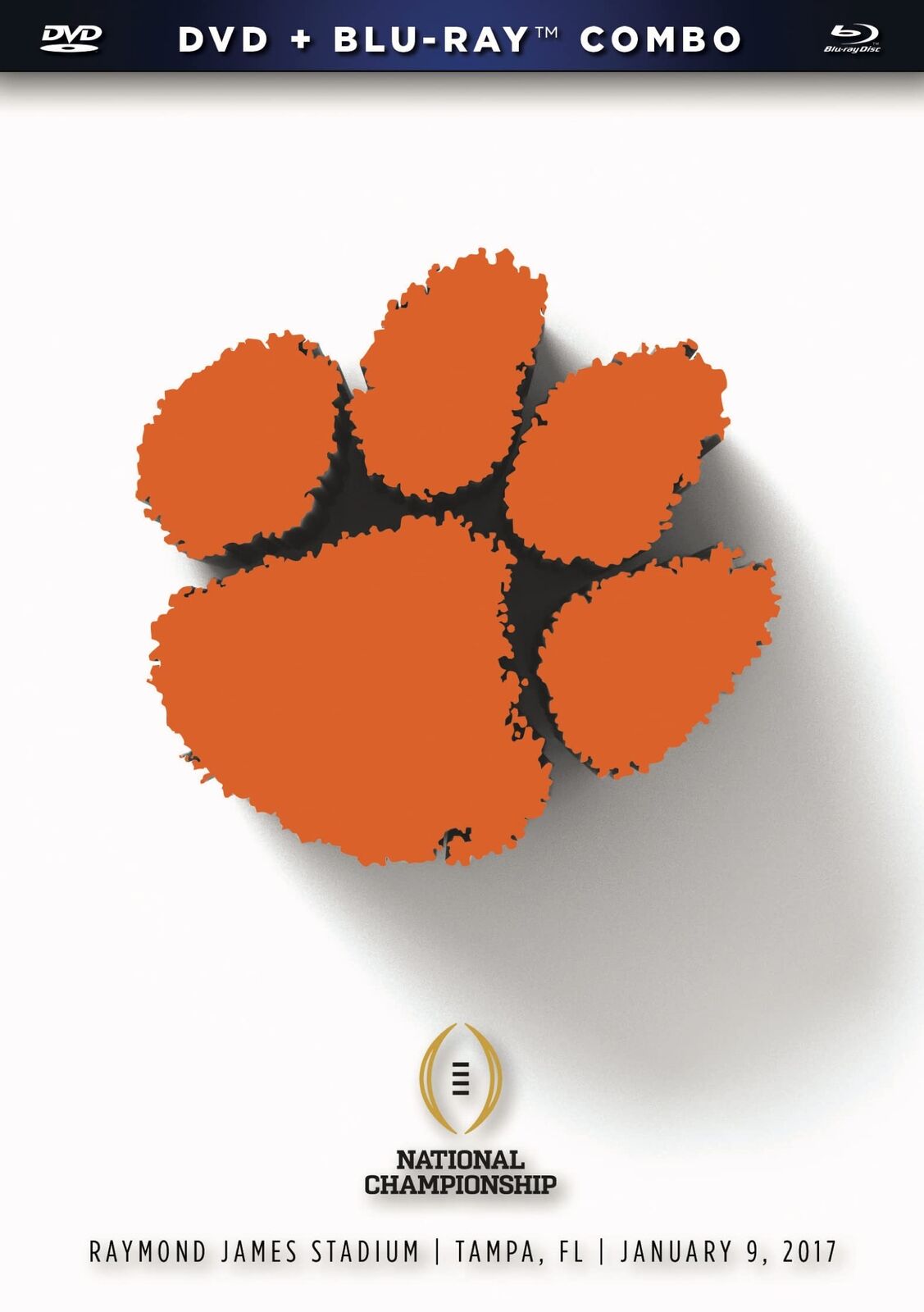 2016-17 Clemson Cfp National Championship DVD and BD Combo (DVD) Clemson Alabama