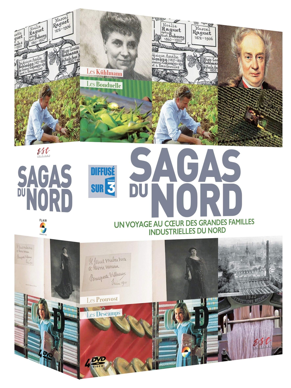 Coffret sagas du nord, un voyage au coeur des grandes familles industriell (DVD)