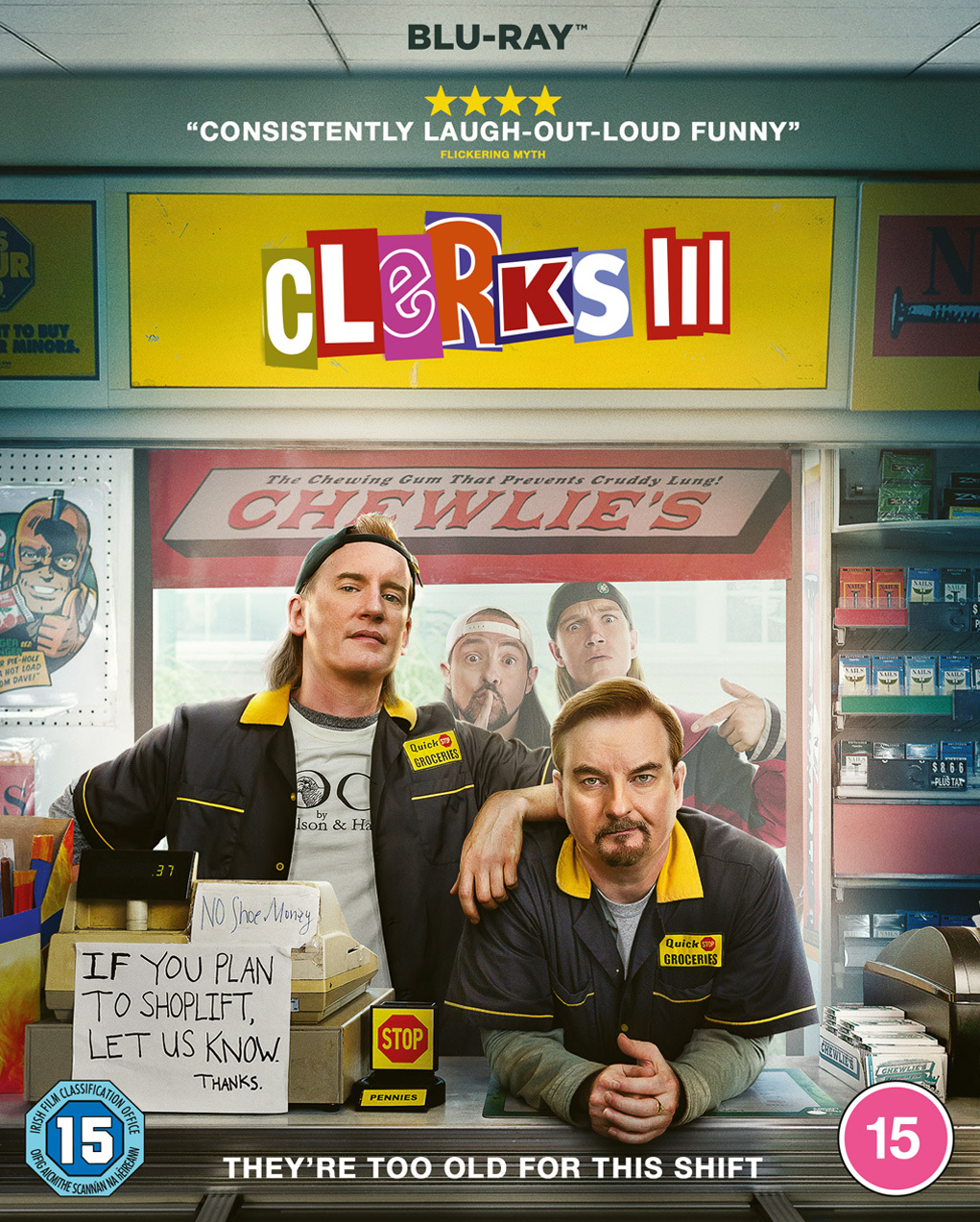 Clerks III (Blu-ray) Kevin Smith Trevor Fehrman Rosario Dawson Brian O'Halloran