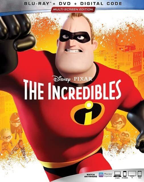 INCREDIBLES, THE (Blu-ray) Craig T. Nelson Holly Hunter Samuel L. Jackson