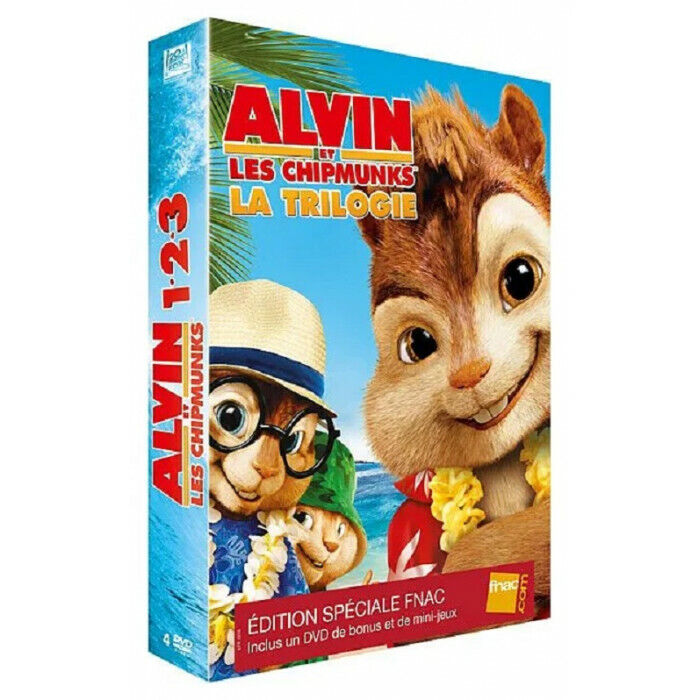Alvin E Le Chipmunks La Trilogy Cofanetto DVD Nuova