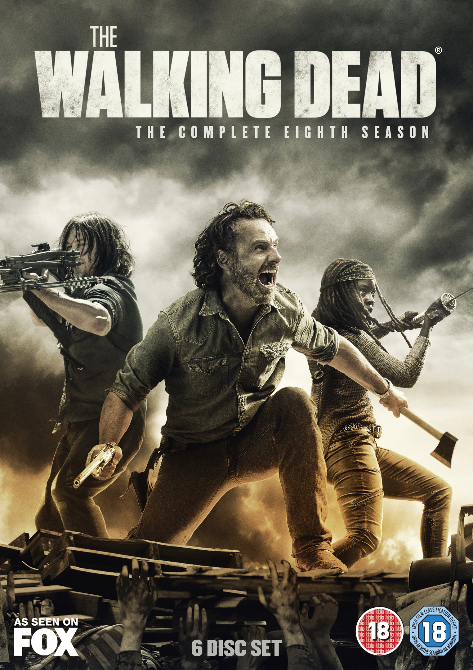 The Walking Dead: The Complete Eighth Season (DVD) Khary Payton Lauren Cohan