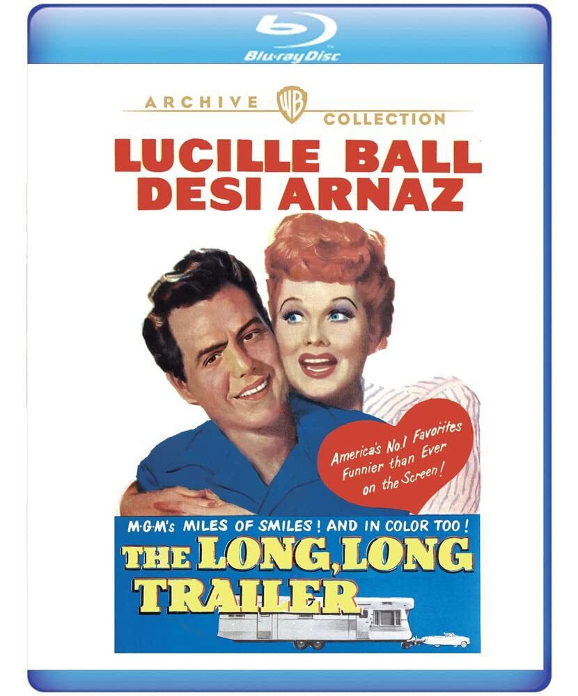 The Long, Long Trailer (1954) (Blu-ray) Desi Arnaz Keenan Wynn Lucille Ball