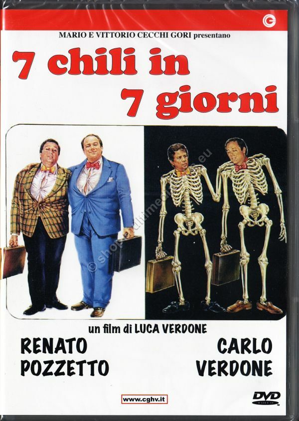 7 CHILI IN 7 GIORNI (1986) Carlo Verdone Renato Pozzetto DVD NUOVO