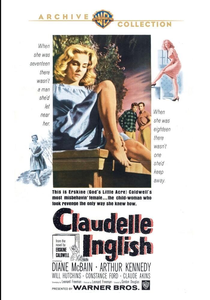 Claudelle Inglish (DVD) Diane McBain Arthur Kennedy Will Hutchins Constance Ford
