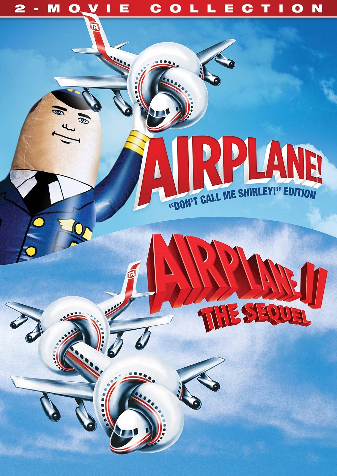 Airplane 2-Movie Collection (DVD) Kareem Abdul-Jabbar Lloyd Bridges Raymond Burr