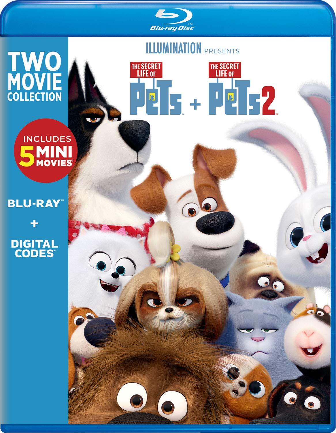 The Secret Life of Pets: 2-Movie Collection (Blu-ray) Louis C.K. Kevin Hart