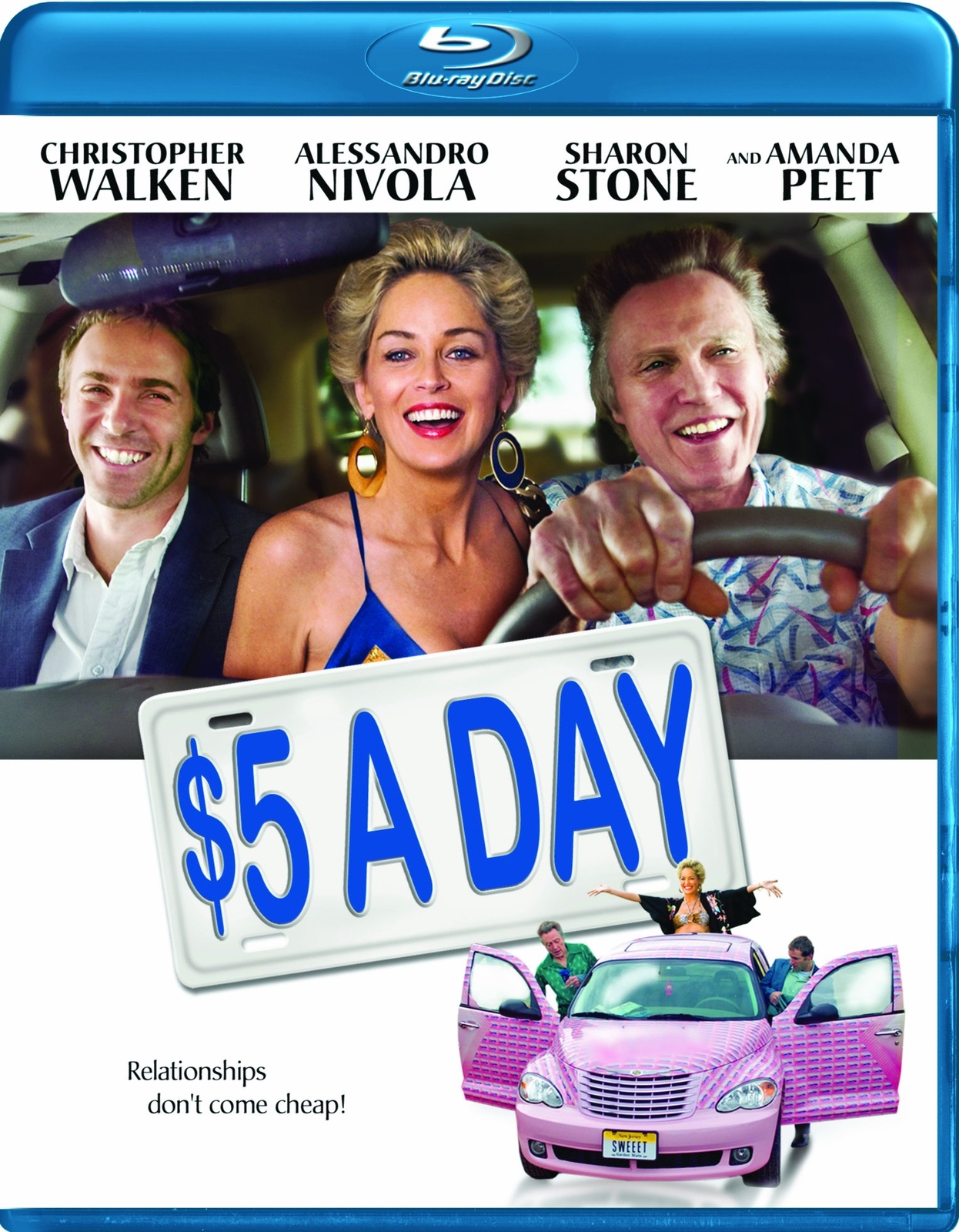 $5 a Day (Blu-ray) Christopher Walken Alessandro Nivola Sharon Stone Dean Cain