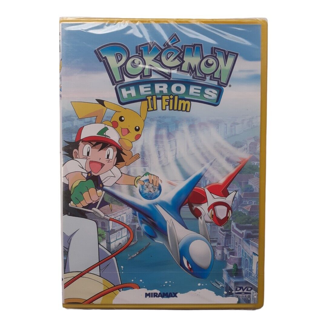 *HH* DVD film cartone ITA Pokemon Heroes il film cartoon new films miramax