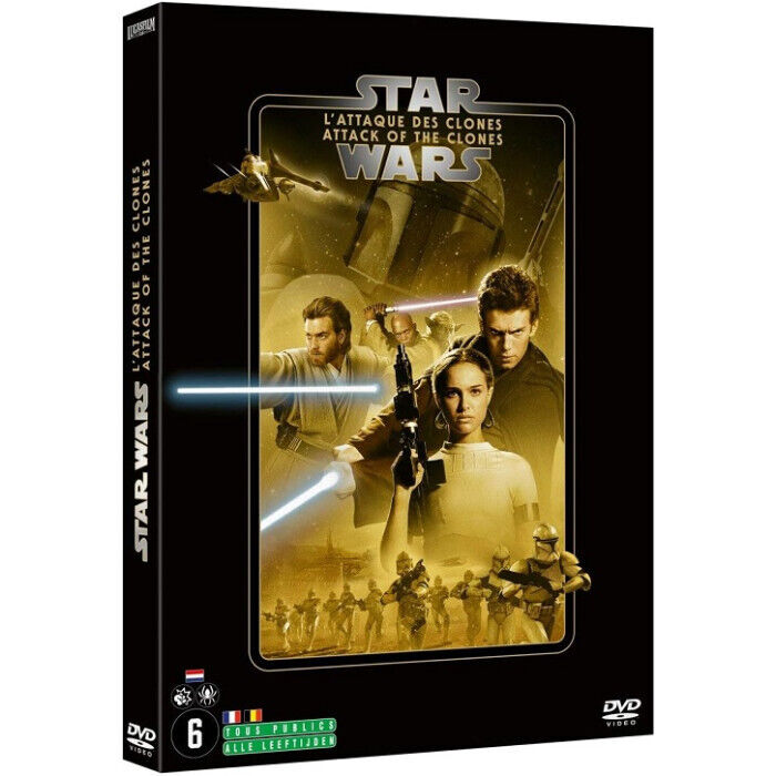 Star Wars Episodio II L'Attacco Des Clones DVD Nuova
