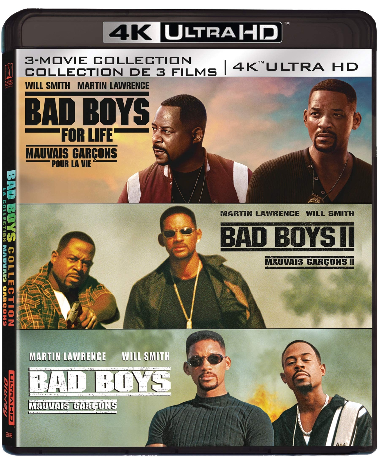 Bad Boys / Bad Boys II / Bad Boys For Life (Blu-ray) Will Smith Martin Lawrence