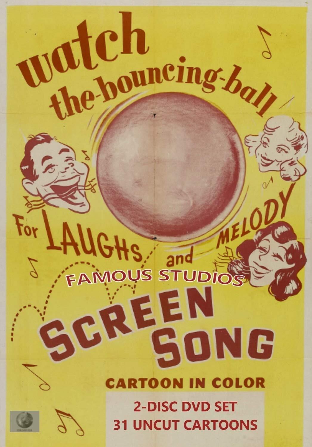 Famous Studios Screen Songs Classic Cartoon Collection 2-Disc DVD Set (DVD)
