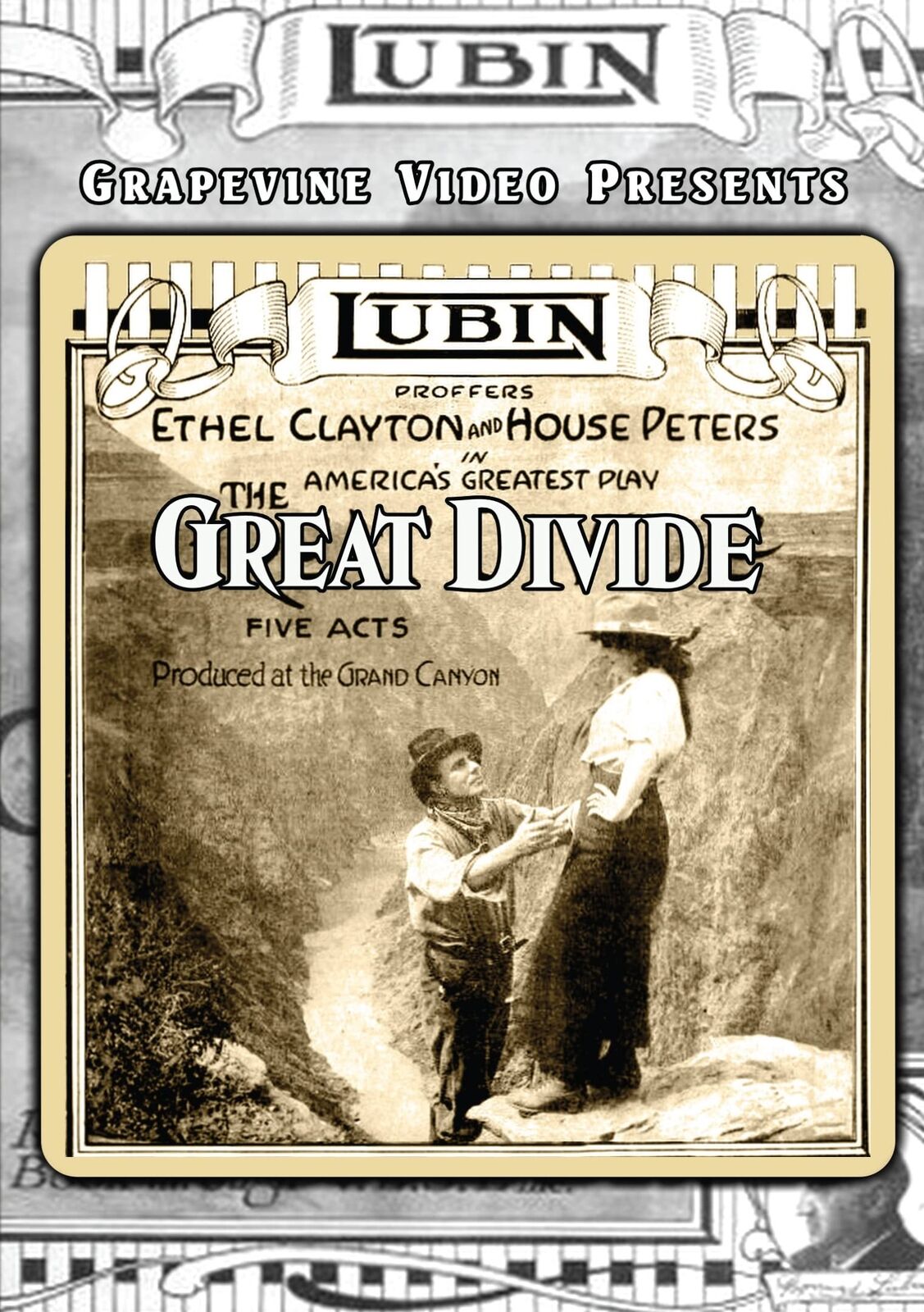 The Great Divide 1915 Five Lubin short subjects (DVD)