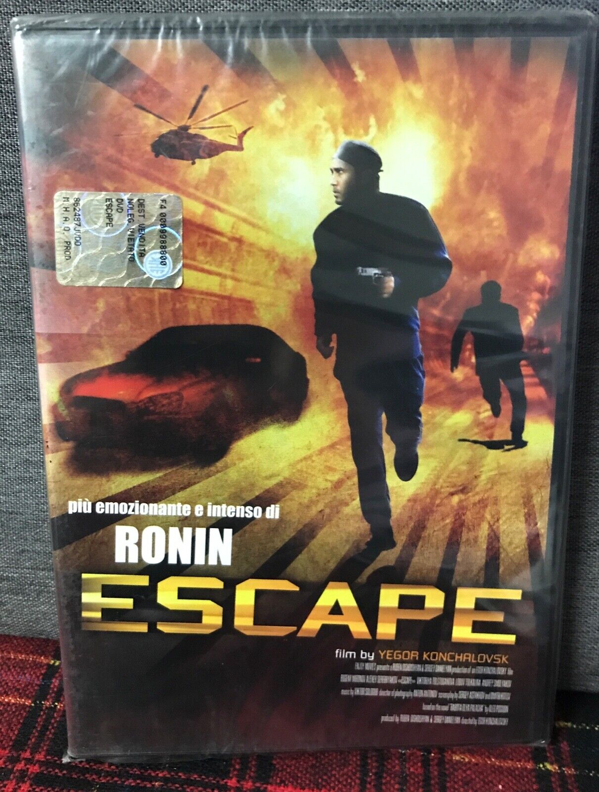 Escape (2005) DVD Nuovo Sigillato Action Movie Yegor Konchalovsk Thriller