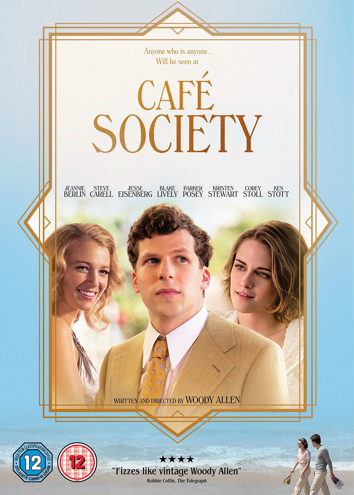 Cafe Society (DVD) Blake Lively Corey Stoll Jeannie Berlin Jesse Eisenberg