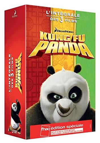 Kung Fu Panda L'intégrale des 3 Films Coffret Edition spéciale Fnac DVD (DVD)