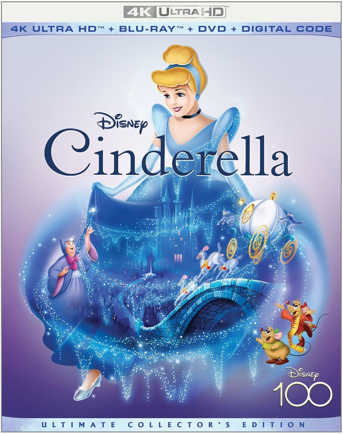 Cinderella (4K UHD Blu-ray) Ilene Woods Eleanor Audley Verna Felton
