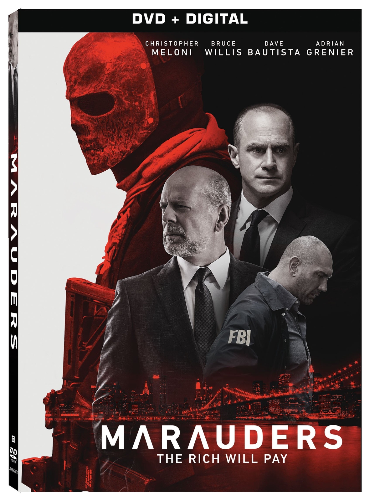 Marauders (DVD) Christopher Meloni Bruce Willis Dave Bautista Adrian Grenier