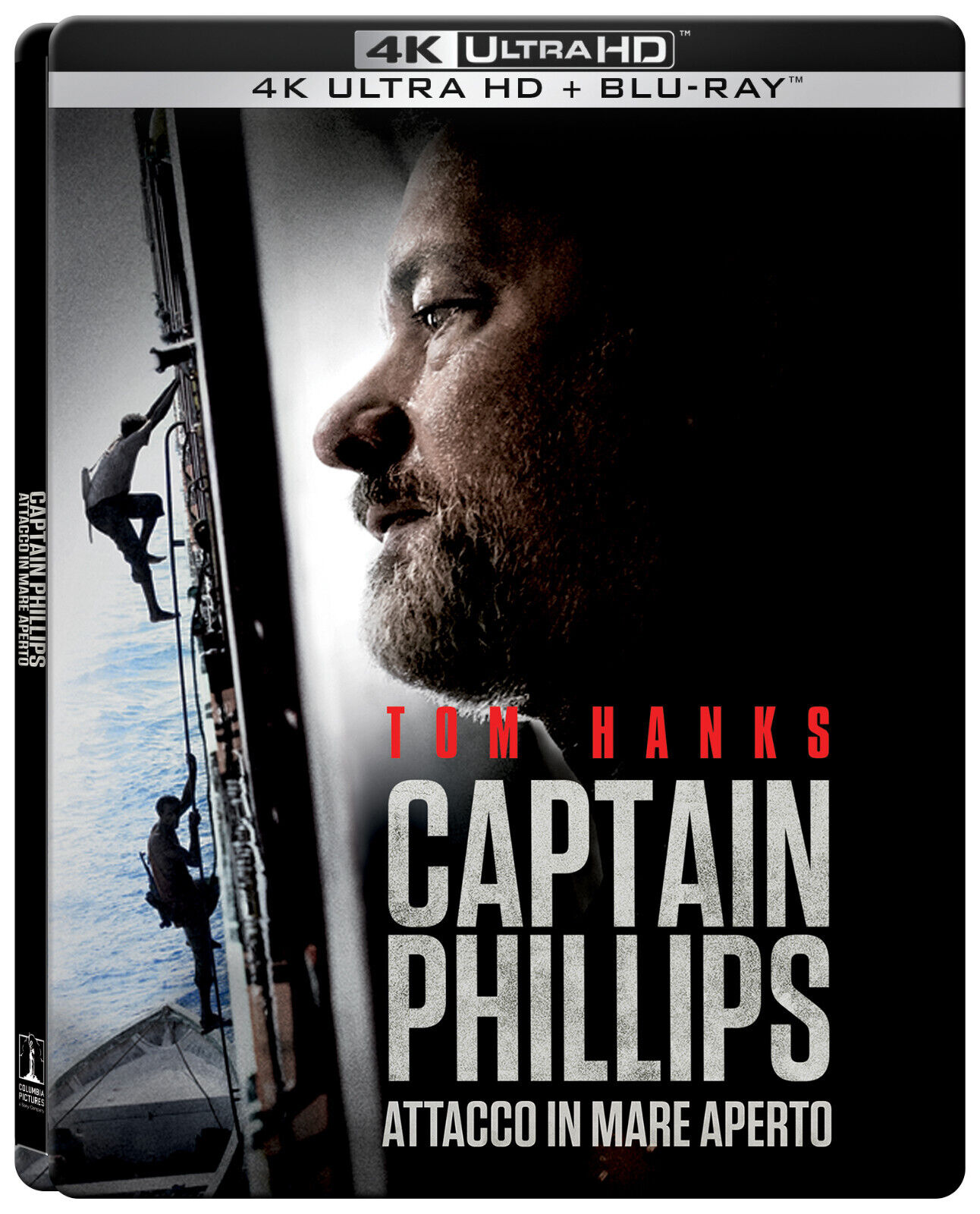 Captain Phillips - Attacco in mare aperto (4K Ultra HD + Blu-Ray Disc - SteelBoo