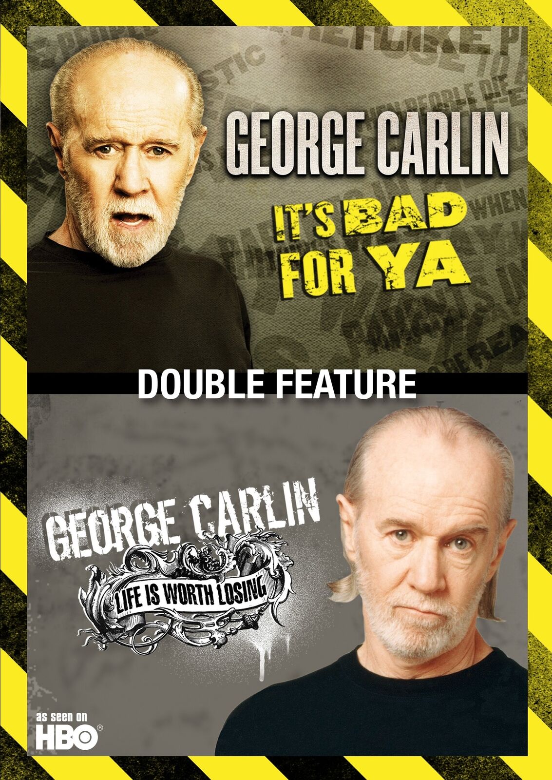 George Carlin Double Feature: Life Is Worth Losing / It's Bad for Ya' (DVD)
